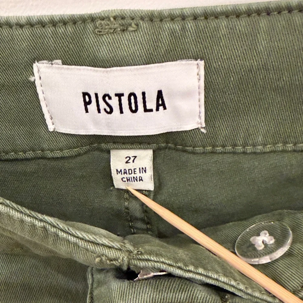 Pistola Sophia Cropped Utility Pants Basil 27 - Picture 6 of 16